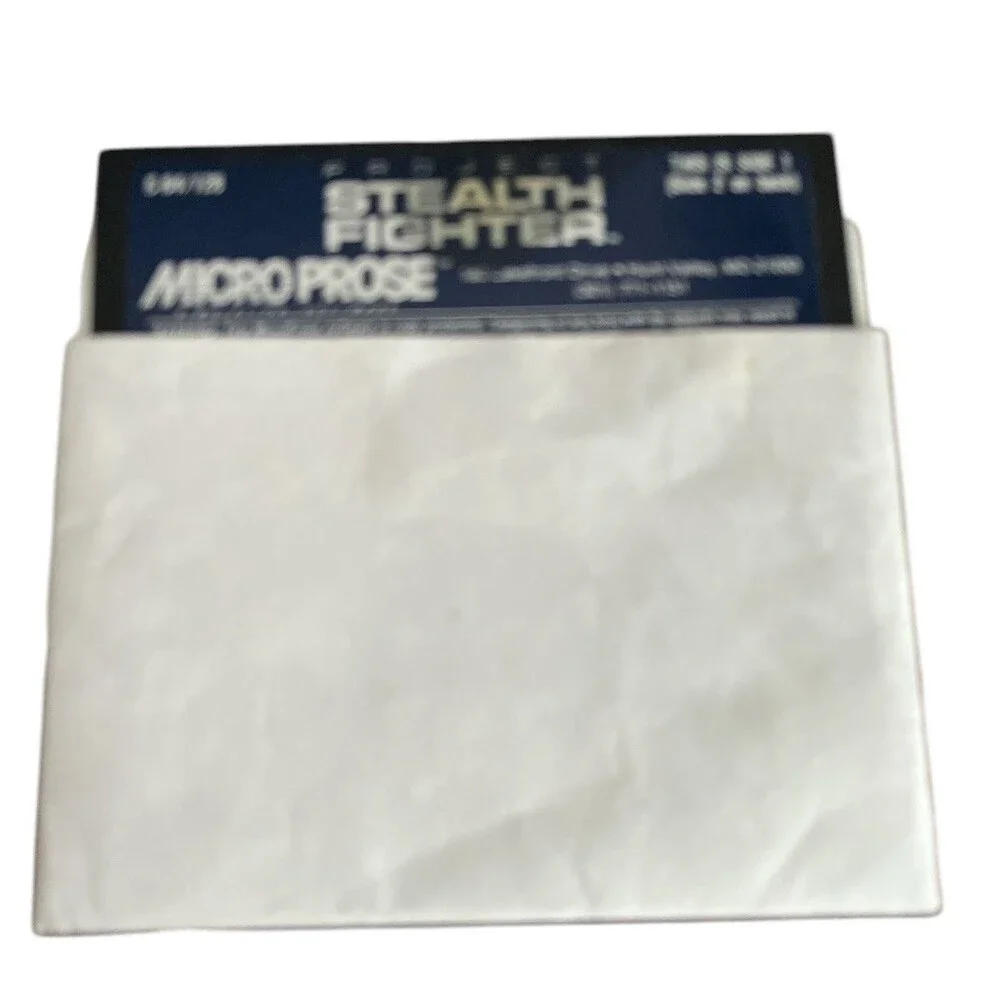 Microprose Project Stealth Fighter for Commodore 64 Manual Maps Original Box